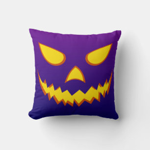 Halloween Grinning Face Jack op Lantern Pumpkin Kussen