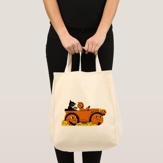 Halloween Grocery Canvas tas