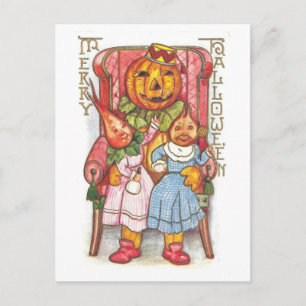 Halloween Groenten Familie Briefkaart