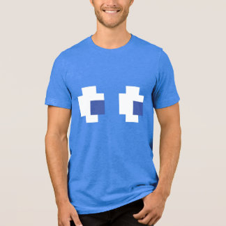 Halloween Groep Kostuum Retro Arcade Game Ghost Tri-Blend Shirt