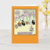 Halloween-groeptherapie Kaart (Gele Bloem)