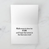 HALLOWEEN GROET VAN COOL GNOMES KAART (Binnen)