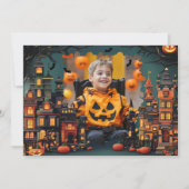 Halloween groeten met aangepaste foto Card Kaart (Voorkant)