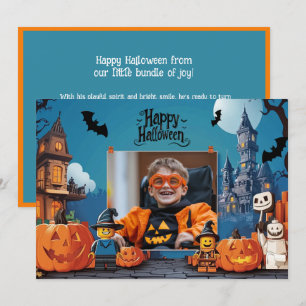 Halloween groeten met aangepaste foto Card Kaart