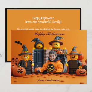 Halloween groeten met aangepaste foto Card Kaart