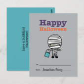Halloween Groeten voor Kinderen Briefkaart (Voorkant / Achterkant)