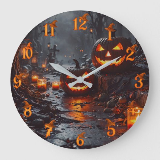 Halloween grote klok (Voorkant)