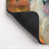 Halloween Grote Pyreneeën met pompoenen eng Muismat (Hoek)