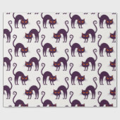 Halloween Group Patronen Cadeaupapier (Vlak)