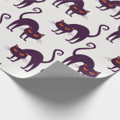 Halloween Group Patronen Cadeaupapier (Hoek)