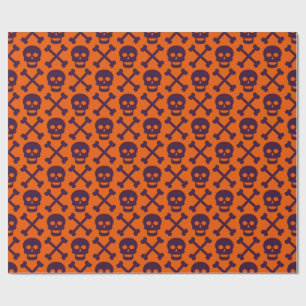 Halloween Group Patronen Cadeaupapier