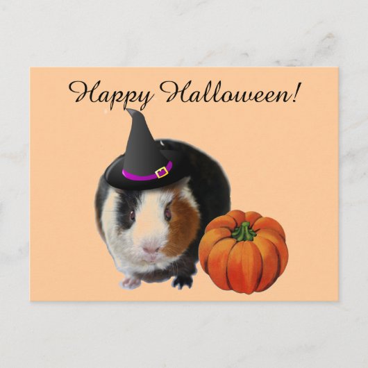 Halloween Guinee Pig Briefkaart (Voorkant)