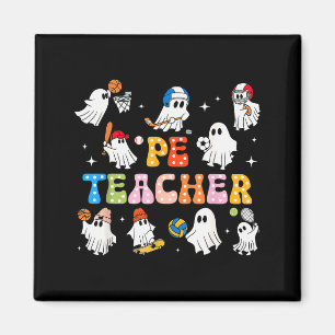 Halloween gymleraar spookt sporten fysiek magneet