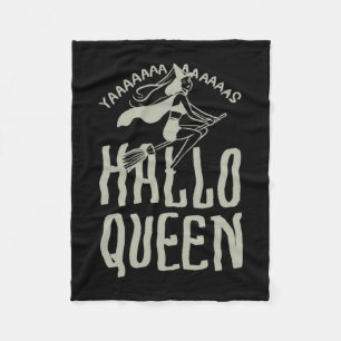 Halloween Hallo Queen Fleece Deken