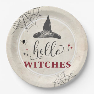 Halloween Hallo Witches Funny Bachelorette Party Papieren Bordje
