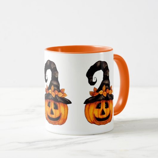 Halloween/Halloween Jack-o-Lantern Mug (Devant droit)