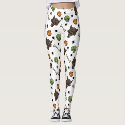 🐺 Halloween Halloween Leggings 🎃 💀 (Devant)