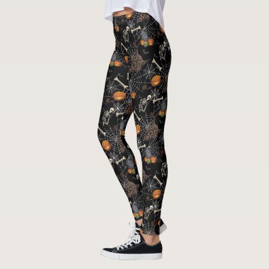 🐺 Halloween Halloween Leggings 🎃 💀 (Gauche)