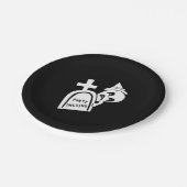 Halloween Halloween Papieren Bordje (Gekanteld)