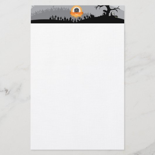 Halloween Hallowiggles Stationery Briefpapier (Voorkant)