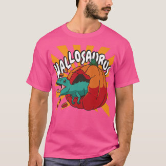 Halloween Hallowsaurus Pumpkin Dinosaur Tre 3632 T-shirt