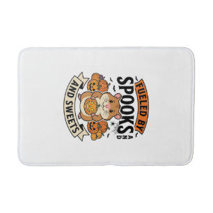 Halloween Hamster Aangedreven Door Spoken Grappig Badmat