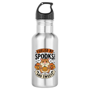 Halloween Hamster Aangedreven Door Spoken Grappig Waterfles