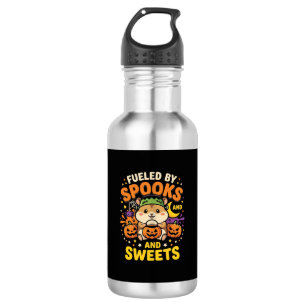 Halloween Hamster Fueled By Spooks And Sweets_1 Waterfles