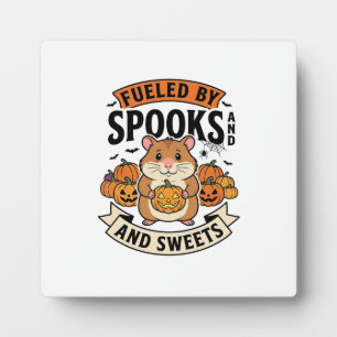 Halloween Hamster Gedreven Door Spoken Grappig Sch Fotoplaat