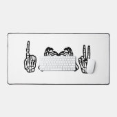 Halloween Hand gebarentaal in hart vrede Bureaumat (Keyboard & Muis)