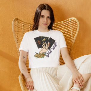 HALLOWEEN HAND HOUDEN TAROT KAARTEN   BASIC WITCH T-SHIRT