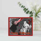  Halloween Hand in het Donkere Briefkaart (Staand voorkant)