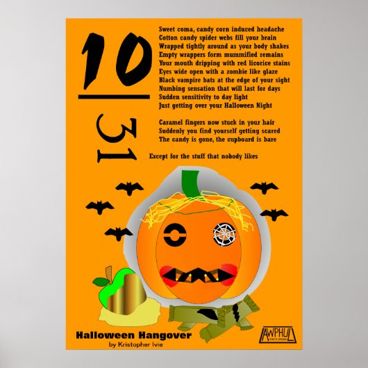 Halloween Hangover Poster (Voorkant)