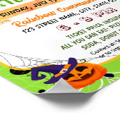 Halloween hantée maison flyer poster modèle (Coin)