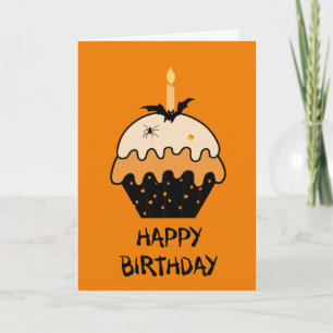 Halloween Happy Birthday Kaart