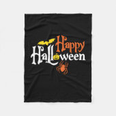 Halloween Happy Halloween Birthday Fleece Deken (Voorkant)