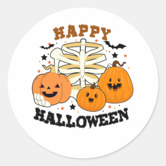 Halloween Happy Halloween Birthday Ronde Sticker