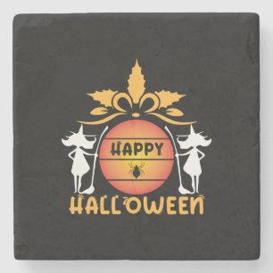Halloween Happy Halloween Birthday Stenen Onderzetter