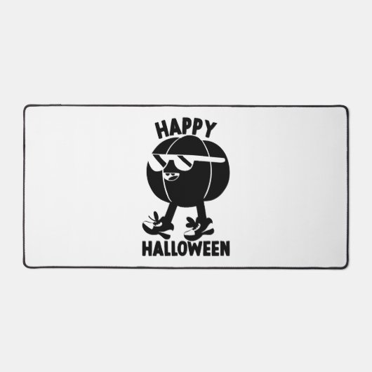 Halloween Happy Halloween pompoen Bureaumat (Voorkant)