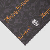 Halloween Happy Skulls Tissue Paper Tissuepapier (Detail)