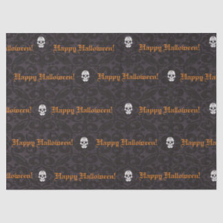 Halloween Happy Skulls Tissue Paper Tissuepapier