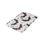 Halloween hart met zwarte vleugels badmat (Gekanteld)