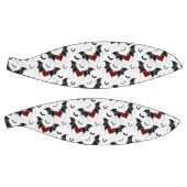 Halloween hart met zwarte vleugels basketbal (Panelen)