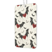 Halloween hart met zwarte vleugels luchtverfrisser (Links)