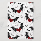 Halloween hart met zwarte vleugels programma (Voorkant)