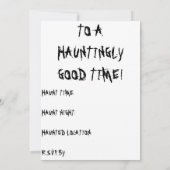 HALLOWEEN HAUNT INVITATION (Dos)