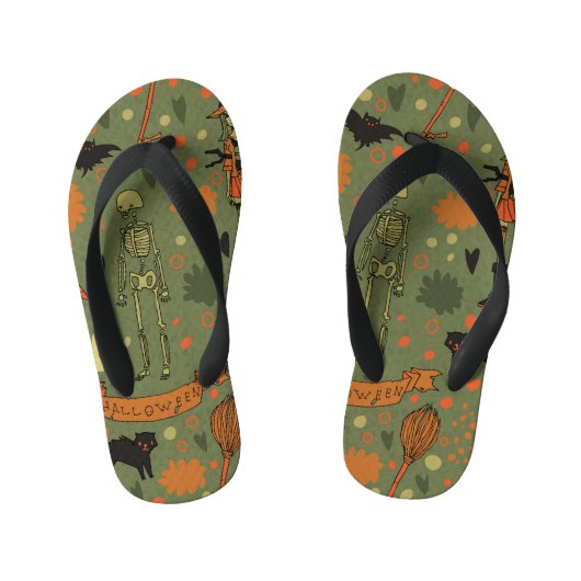 Halloween Haunt: Spooky  Mix Kinder Teenslippers (Voetbed)