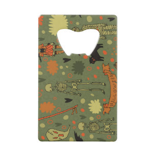 Halloween Haunt: Spooky Mix Kredietkaart Flessenopener