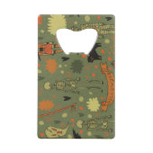 Halloween Haunt: Spooky Mix Kredietkaart Flessenopener (Achterkant)