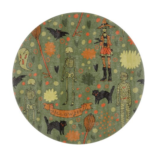 Halloween Haunt: Spooky  Mix Snijplank (Voorkant)